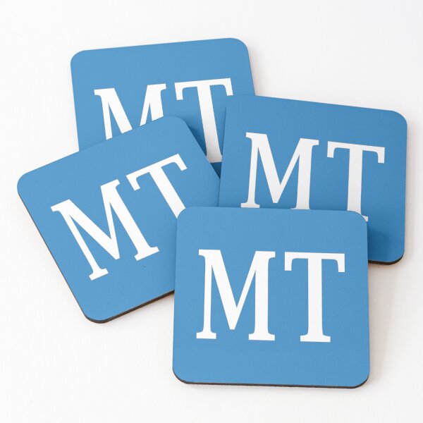 Item preview, MT Initials Monogram Elegant White Letters designed and sold by Jeallan Designs.