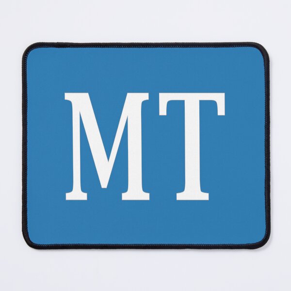 Artikelvorschau, MT-Initialen-Monogramm-elegante weiße Buchstaben entworfen und verkauft von Jeallan Designs.