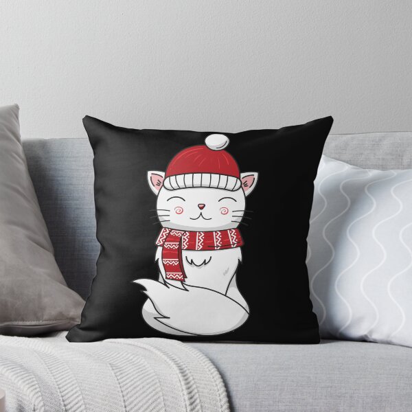 Item preview, Cute Christmas White Cat designed and sold by AMONGIFTS.
