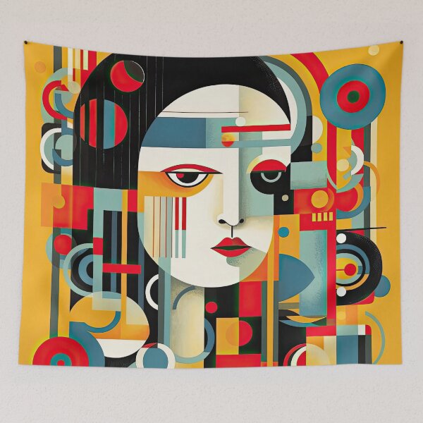 Item preview, Explore Simplistic & Minimalistic Japanese Geisha Portraits with a Majestic Touch designed and sold by ArtificialGenes.