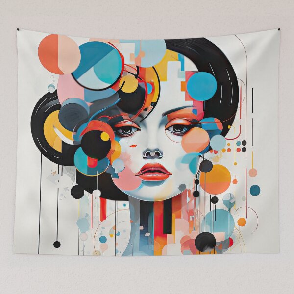 Item preview, Explore Simplistic & Minimalistic Japanese Geisha Portraits with a Majestic Touch designed and sold by ArtificialGenes.