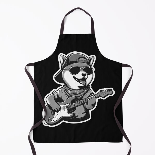 Item preview, Shiba Inu Guitarist designed and sold by plushism.