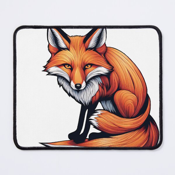 Item preview, Sitting fox designed and sold by Salimgor Hangaround Music.