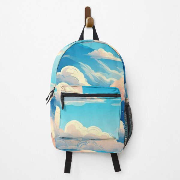 Item preview, Cute Clouds and Blue Sky, Skies of Serenity: A Tranquil Journey through the Vast Expanse of the Heavens designed and sold by NaaEchDesign ⭐⭐⭐⭐⭐.