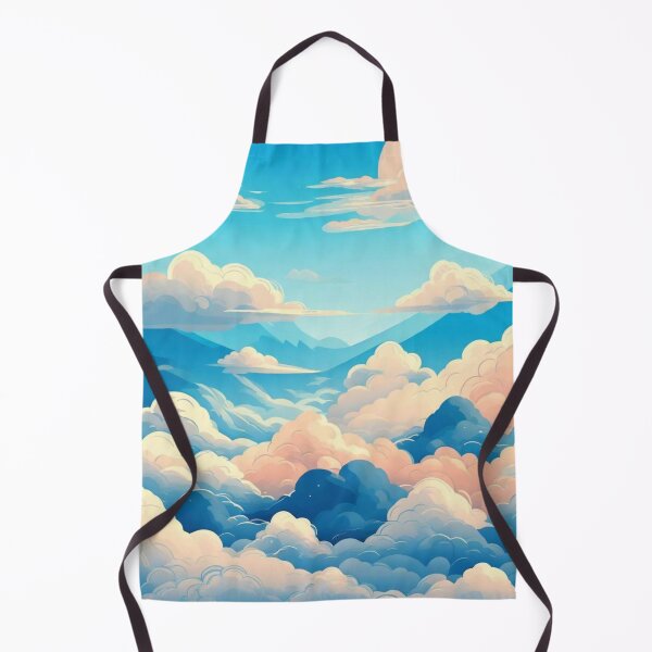 Item preview, Cute Clouds and Blue Sky, Skies of Serenity: A Tranquil Journey through the Vast Expanse of the Heavens designed and sold by NaaEchDesign ⭐⭐⭐⭐⭐.