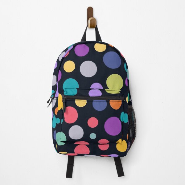 Item preview, Colorful Polka Dots on Dark Background designed and sold by DesignDrifts.