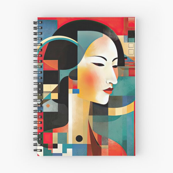 Item preview, Explore Simplistic & Minimalistic Japanese Geisha Portraits with a Majestic Touch designed and sold by ArtificialGenes.