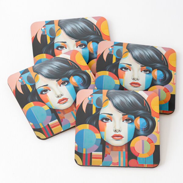 Item preview, Explore Simplistic & Minimalistic Japanese Geisha Portraits with a Majestic Touch designed and sold by ArtificialGenes.