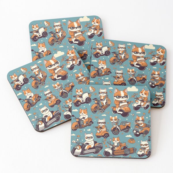 Item preview, Tough meows riding scooters designed and sold by beatriceJHS.