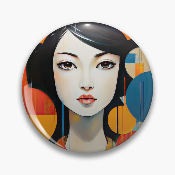 Item preview, Explore Simplistic & Minimalistic Japanese Geisha Portraits with a Majestic Touch designed and sold by ArtificialGenes.