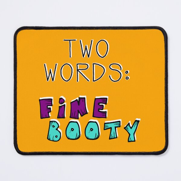 Item preview, Two Words: Fine Booty – Cheeky and Playful Design designed and sold by Fun Funky Designs.