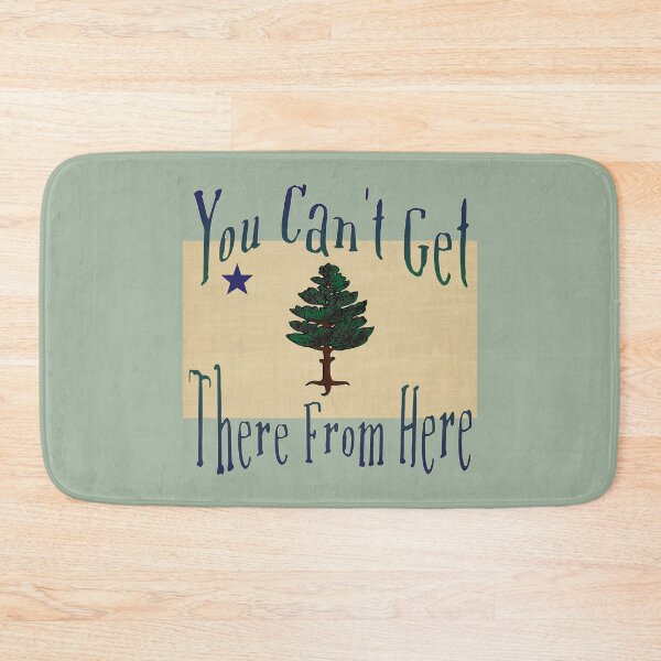 Item preview, Maine Humor with Historic 1901 Maine State Flag designed and sold by DeepTreeArts.