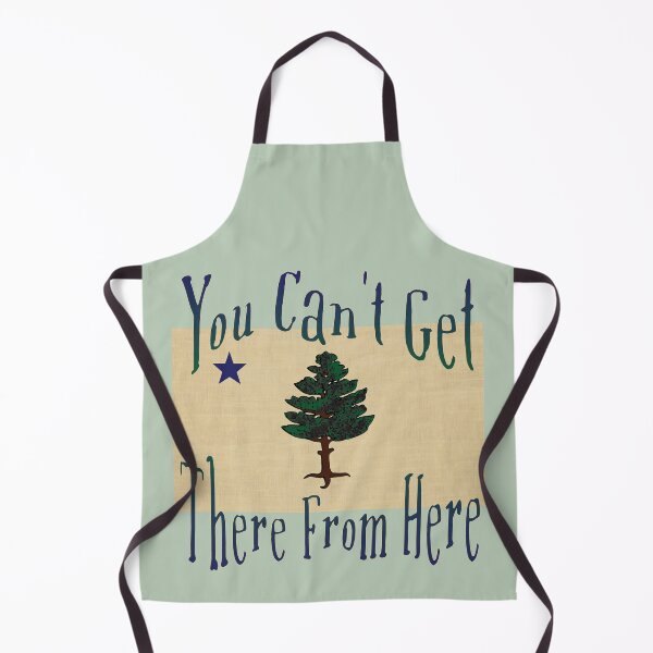 Item preview, Maine Humor with Historic 1901 Maine State Flag designed and sold by DeepTreeArts.