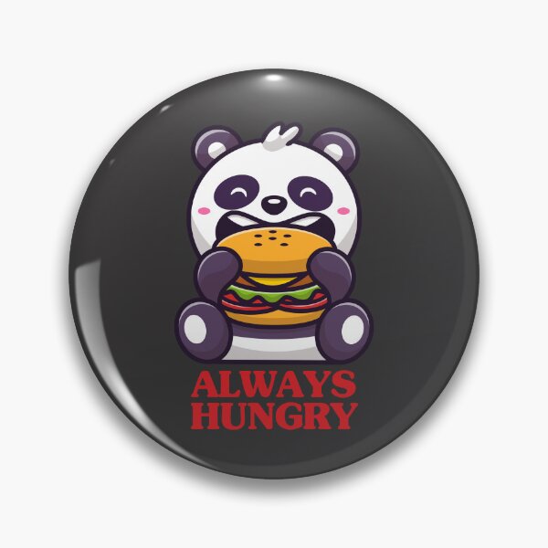 Item preview, Cute Panda Eating Burger feeling Always Hungry designed and sold by The magic  Yellow bus.