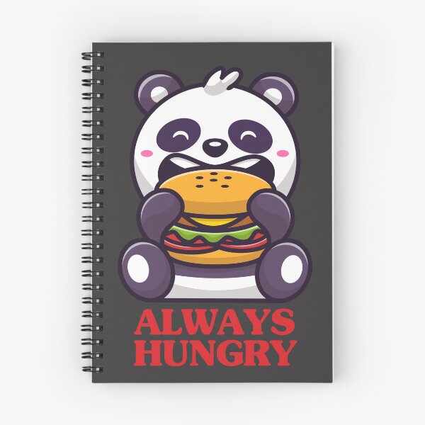 Item preview, Cute Panda Eating Burger feeling Always Hungry designed and sold by The magic  Yellow bus.