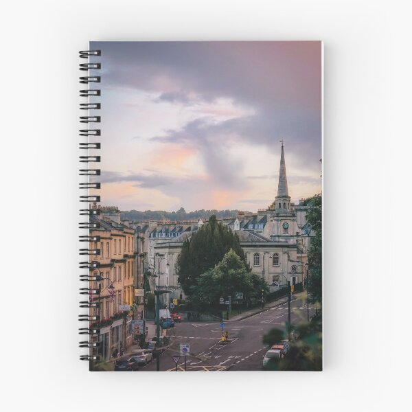 Item preview, Sunset Street view in Bath  designed and sold by Rowena Ko.