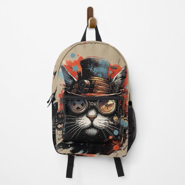Item preview, Cat Steampunk Time X Hat designed and sold by GrinGalore.