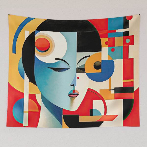 Item preview, Explore Simplistic & Minimalistic Japanese Geisha Portraits with a Majestic Touch designed and sold by ArtificialGenes.