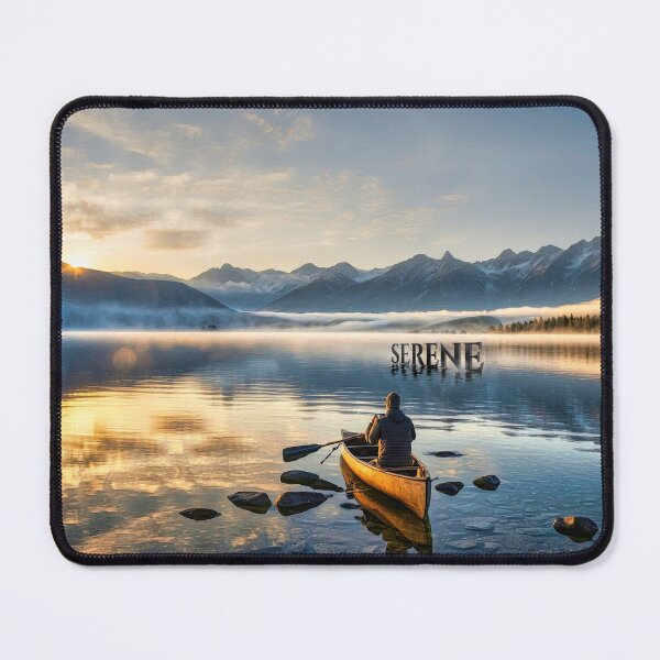 Item preview, Serene Lake Morning designed and sold by Glenburn Graphics.