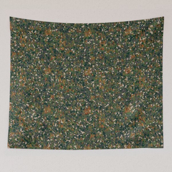 Item preview, Camo Dark Small Pattern Rust Orange Green Pixel designed and sold by SteadyRolling.