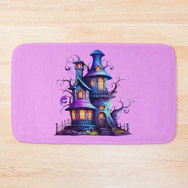 Item preview, Halloween Colorful Haunted House designed and sold by ZenEvoke.