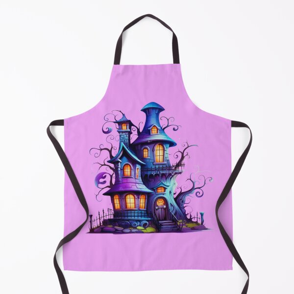 Item preview, Halloween Colorful Haunted House designed and sold by ZenEvoke.