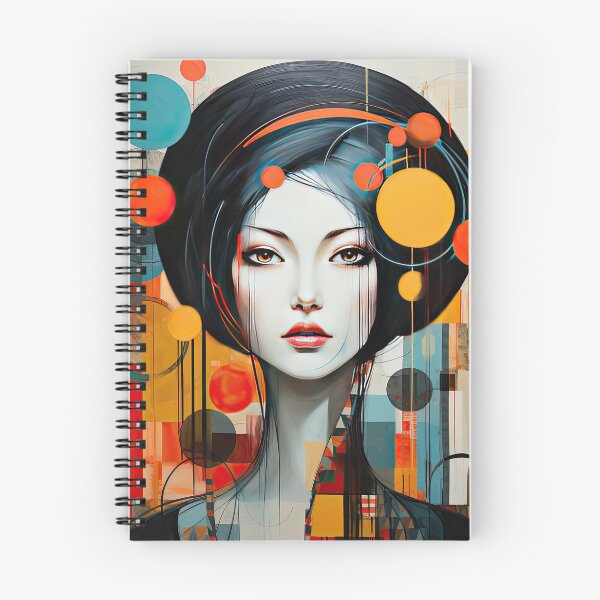 Item preview, Explore Simplistic & Minimalistic Japanese Geisha Portraits with a Majestic Touch designed and sold by ArtificialGenes.