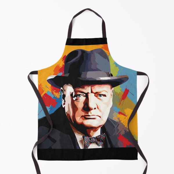 Artikelvorschau, Pop-Art Winston Churchill entworfen und verkauft von Inky-Spiration.