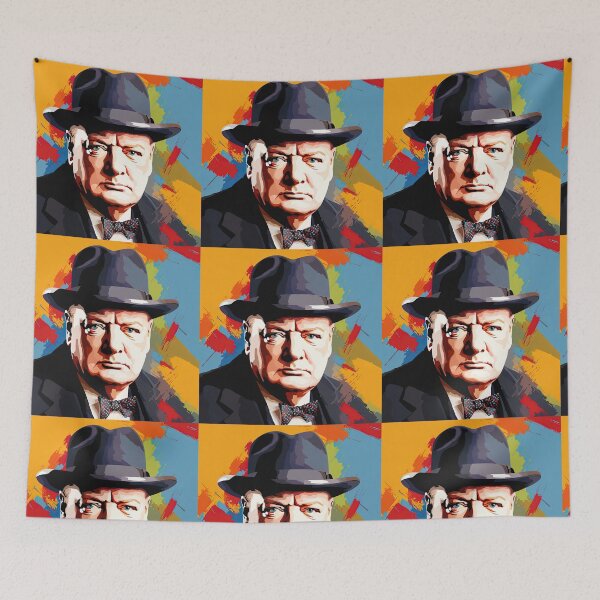 Item preview, Pop Art Winston Churchill designed and sold by Inky-Spiration.