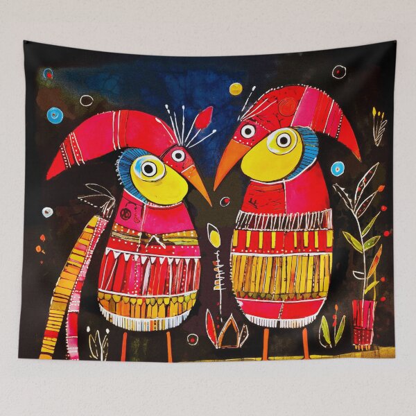 Item preview, "Whimsical Birds # 47" designed and sold by Glen Allison.