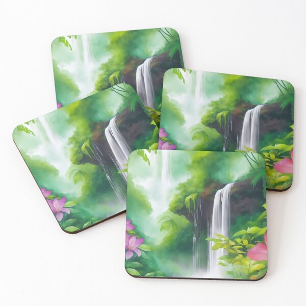 Item preview, Rainforest Waterfall flora designed and sold by AP.