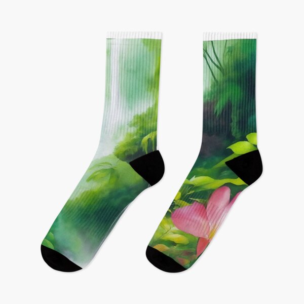 Item preview, Rainforest Waterfall flora designed and sold by AP.