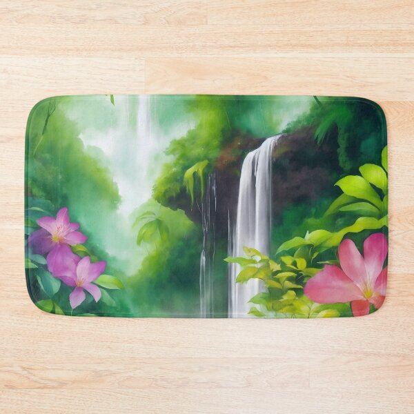 Item preview, Rainforest Waterfall flora designed and sold by AP.