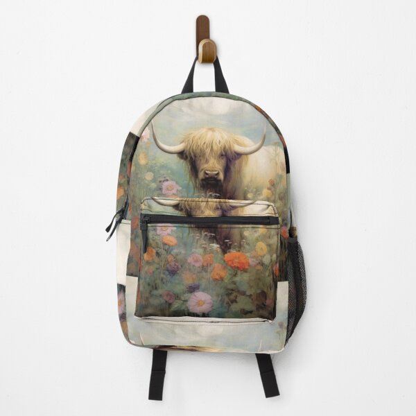 Item preview, Highland Cow in a Meadow designed and sold by Peonysunday.