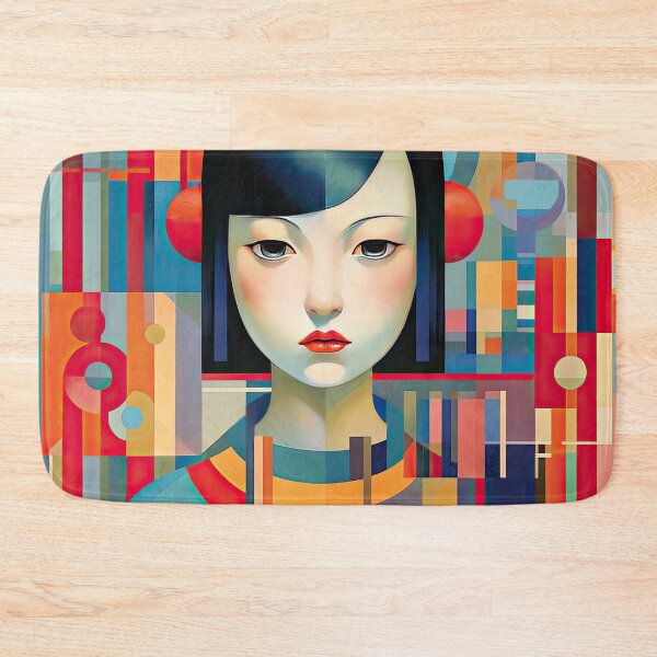Item preview, Explore Simplistic & Minimalistic Japanese Geisha Portraits with a Majestic Touch designed and sold by ArtificialGenes.