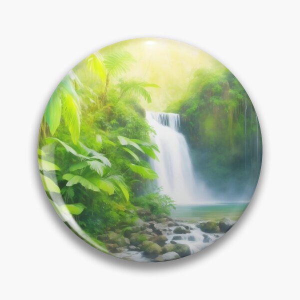 Item preview, Rainforest Waterfall flora designed and sold by AP.