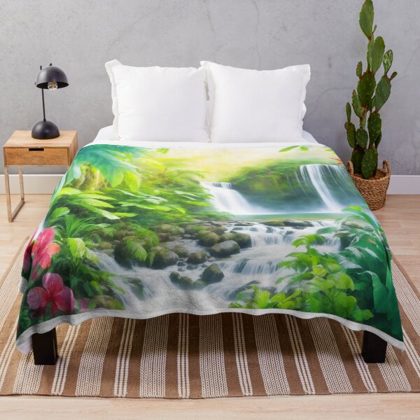 Item preview, Rainforest Waterfall flora designed and sold by AP.