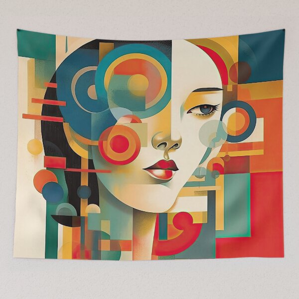 Item preview, Explore Simplistic & Minimalistic Japanese Geisha Portraits with a Majestic Touch designed and sold by ArtificialGenes.
