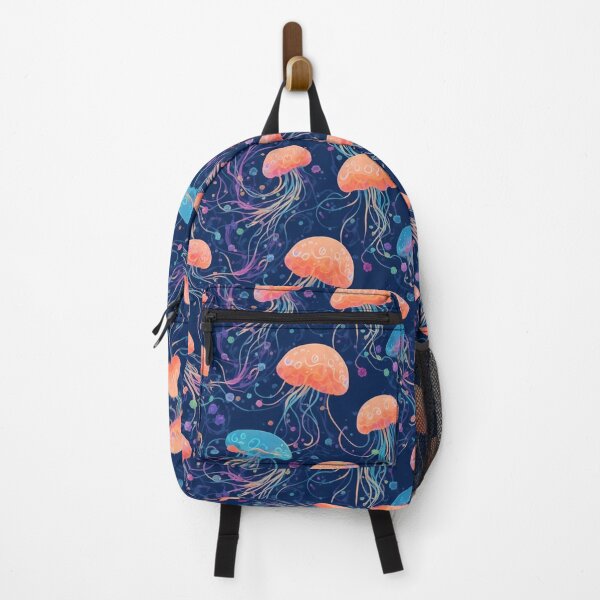 Item preview, Colorful Fantasy Jellyfish Seamless Pattern, Under the Sea Design 2 designed and sold by ShamanIwoArt.