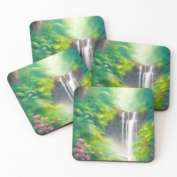 Item preview, Rainforest Waterfall flora designed and sold by AP.