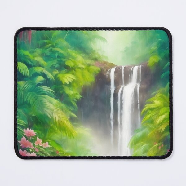 Item preview, Rainforest Waterfall flora designed and sold by AP.