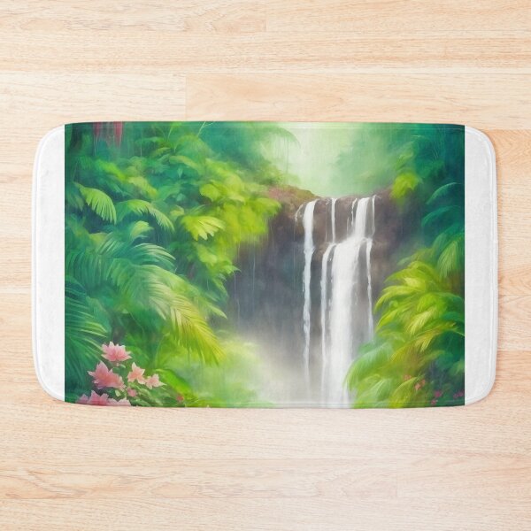 Item preview, Rainforest Waterfall flora designed and sold by AP.