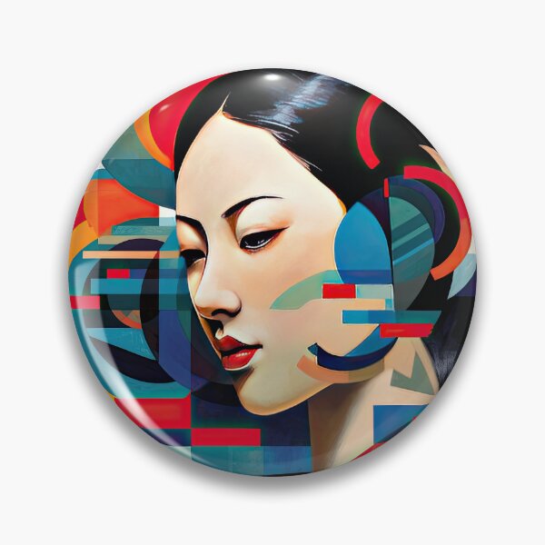 Item preview, Explore Simplistic & Minimalistic Japanese Geisha Portraits with a Majestic Touch designed and sold by ArtificialGenes.
