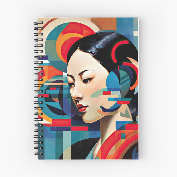 Item preview, Explore Simplistic & Minimalistic Japanese Geisha Portraits with a Majestic Touch designed and sold by ArtificialGenes.