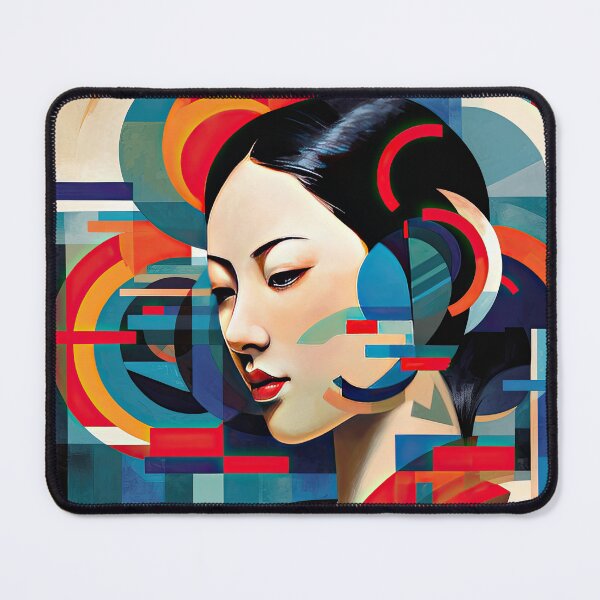 Item preview, Explore Simplistic & Minimalistic Japanese Geisha Portraits with a Majestic Touch designed and sold by ArtificialGenes.