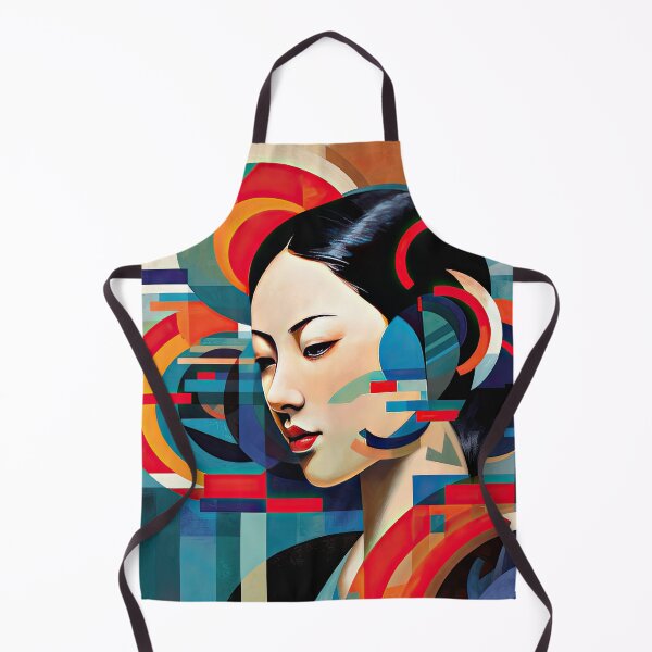 Item preview, Explore Simplistic & Minimalistic Japanese Geisha Portraits with a Majestic Touch designed and sold by ArtificialGenes.