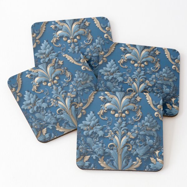 Item preview, Regency  pattern- blue designed and sold by MegDexShop.