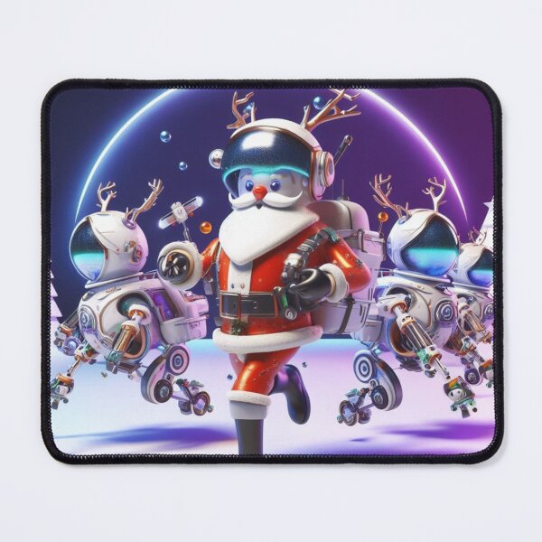 Item preview, Santa Claus, snowmen, reindeer, robots designed and sold by KICIART.