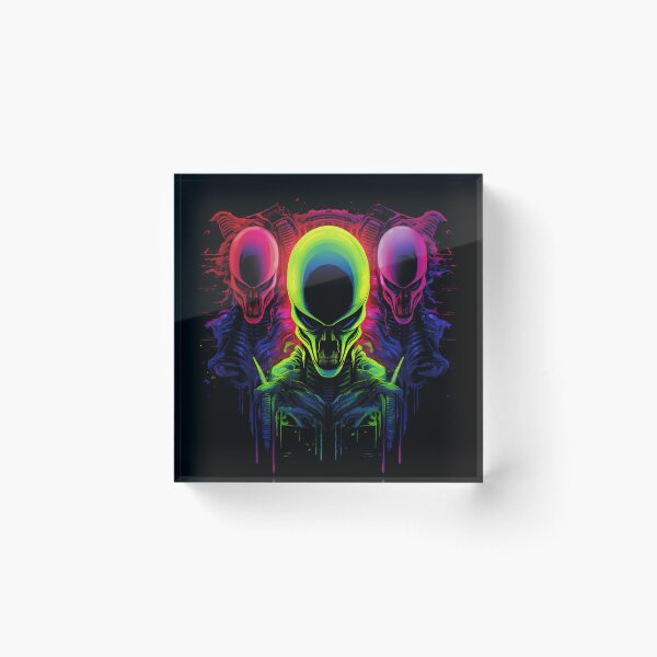 Item preview, Neon Aliens designed and sold by ARTelierDigital.