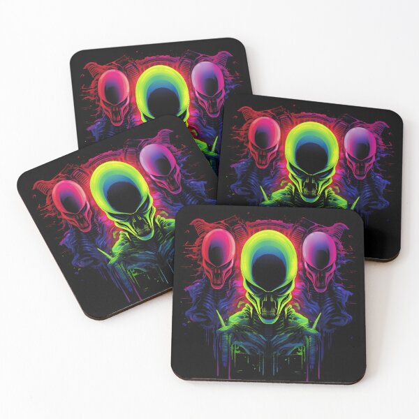 Item preview, Neon Aliens designed and sold by ARTelierDigital.